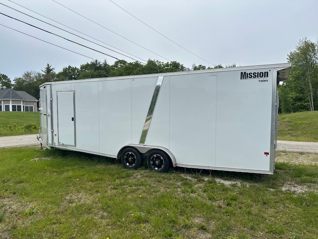 2024 Mission Trailers MES 7.5X24 V-NOSE Snowmobile Trailers