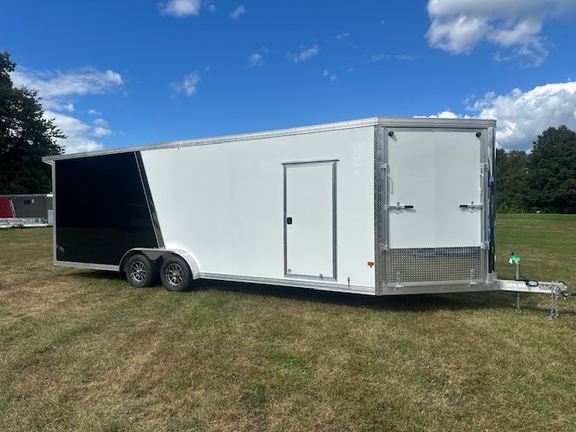2027 EZ HAULER 7.5X24 V-Nose Inline Snow Snowmobile Trailers