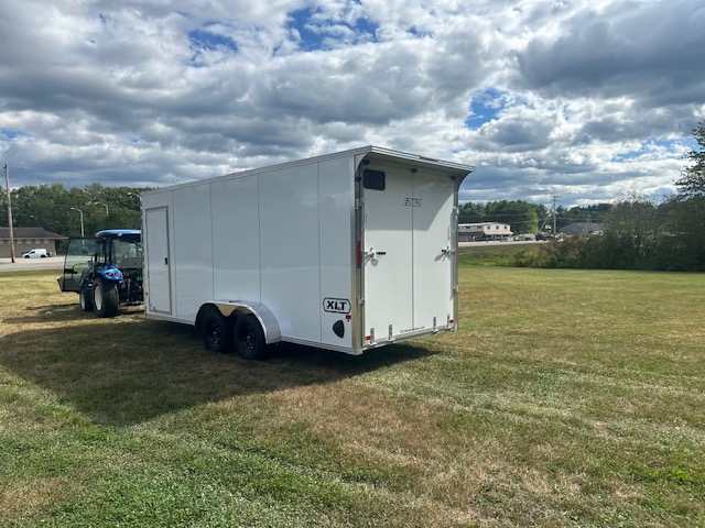 2027 E-Z Hauler 7x18 XLT Pro Inline Snow Snowmobile Trailers